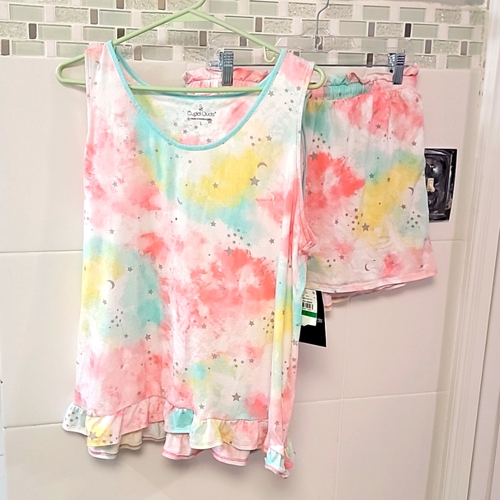 2 piece pj set L NWT